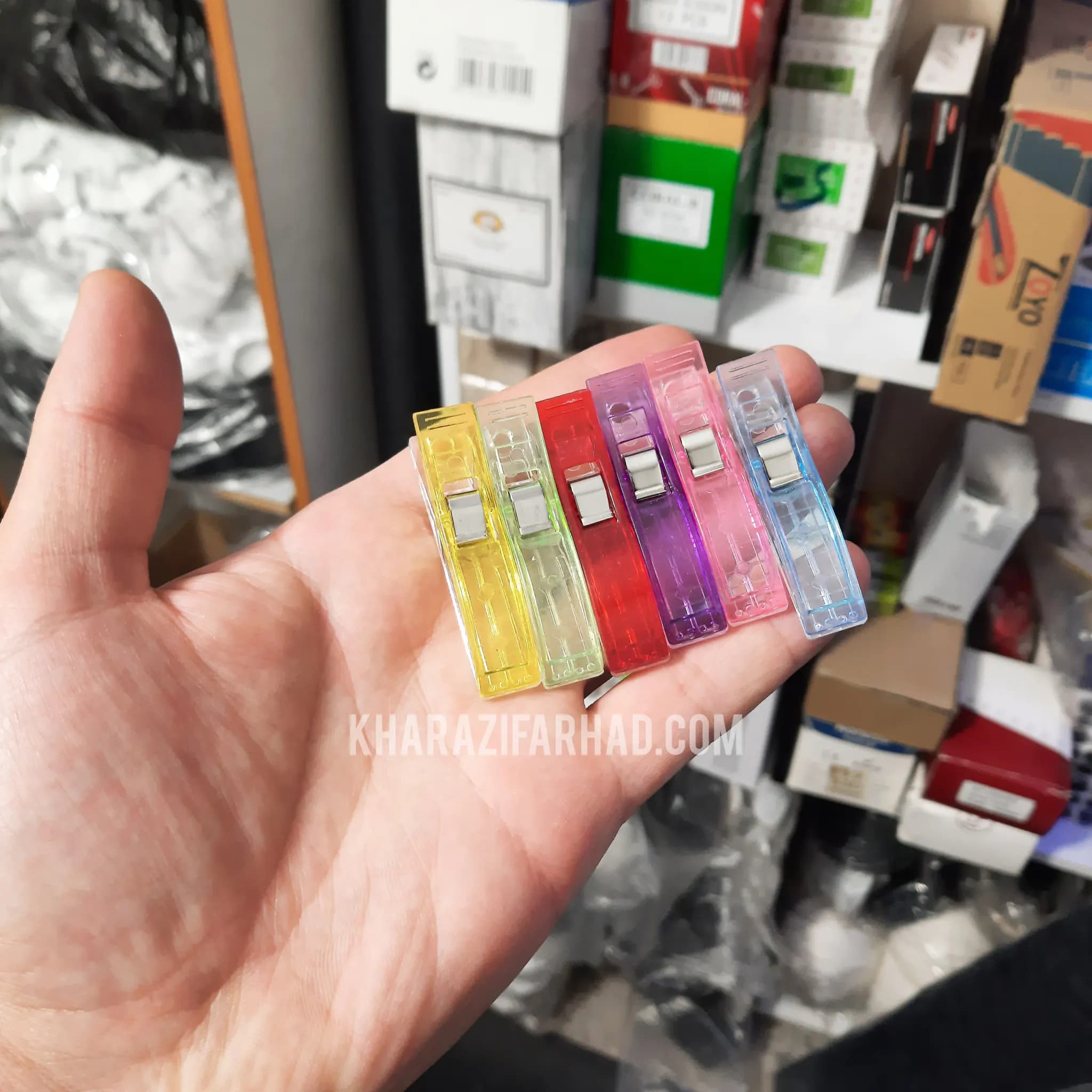 گیره پارچه سایز بزرگ بسته 250 عددی عمده — تصویر ۳