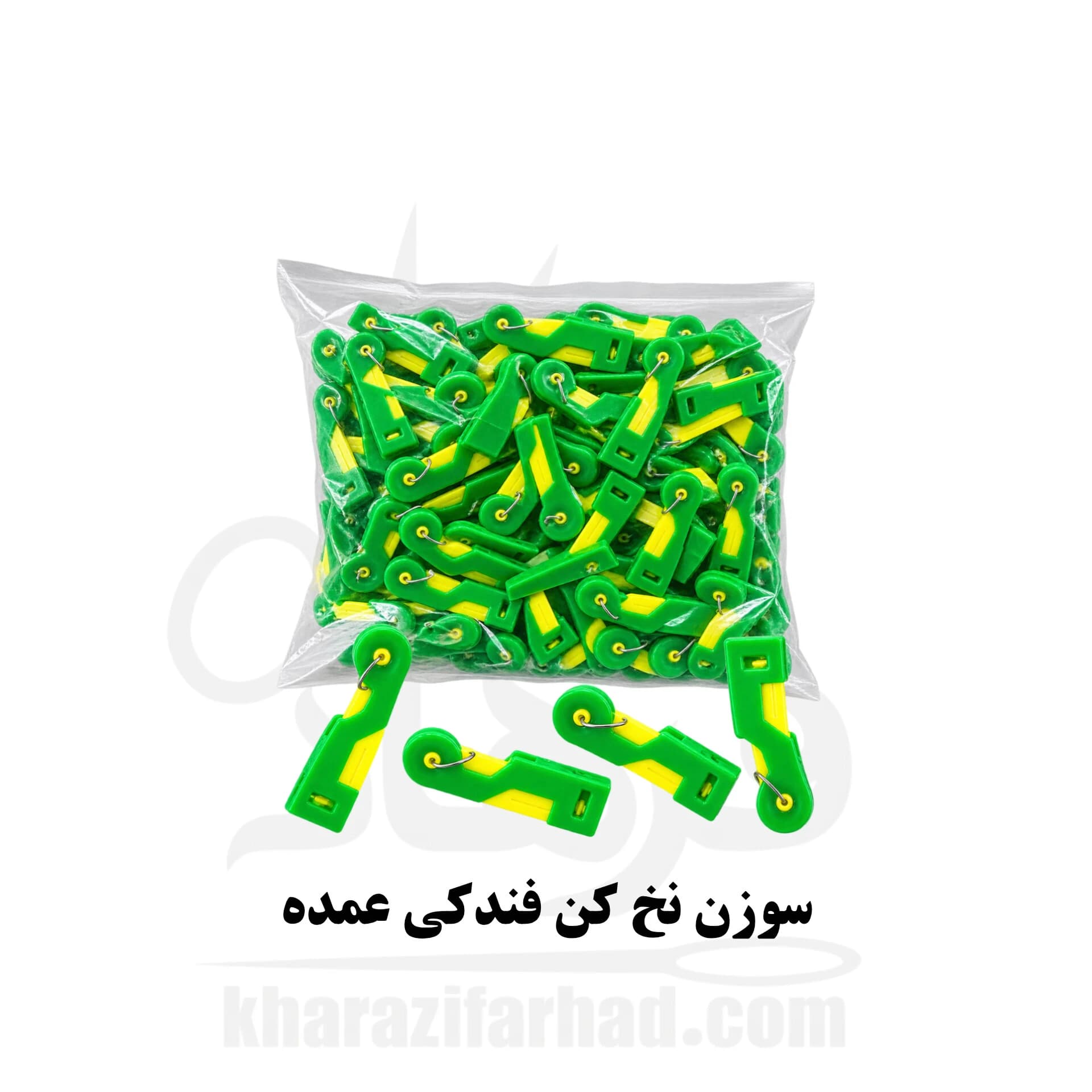 سوزن نخ کن فندکی بسته 100 عددی عمده