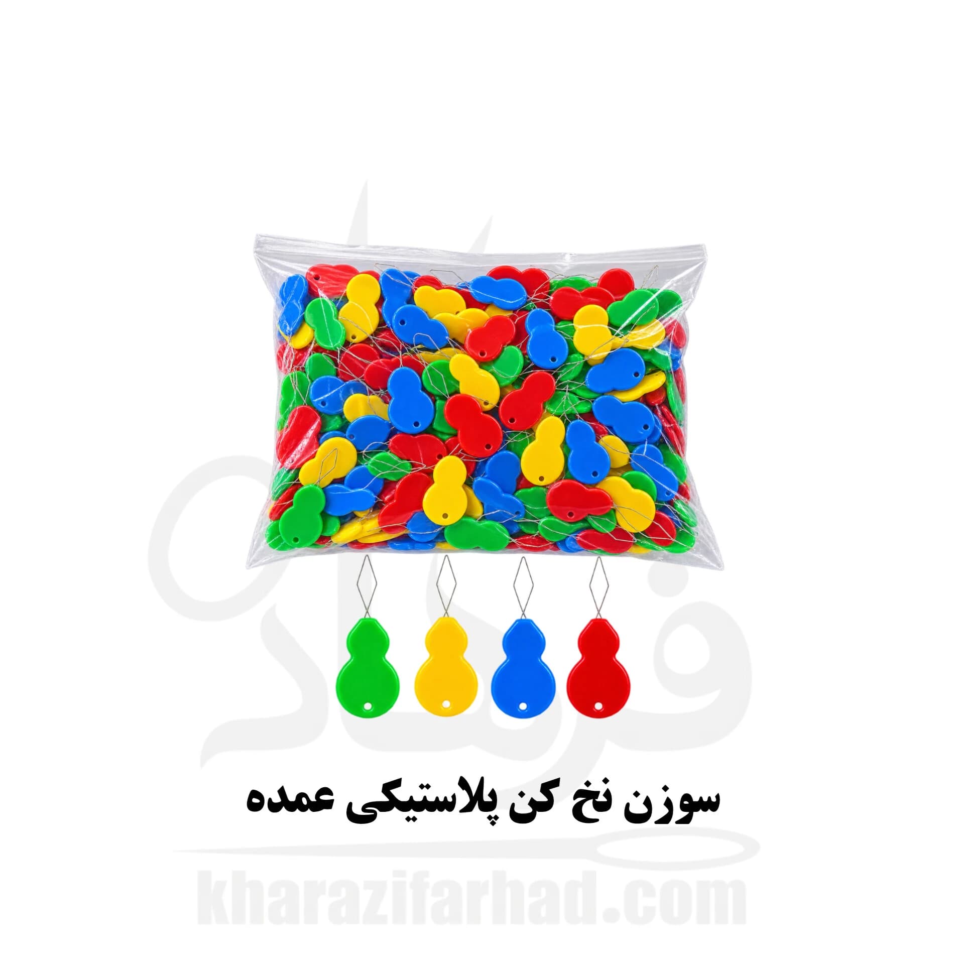 سوزن نخ کن بسته 100 عددی عمده — تصویر ۳