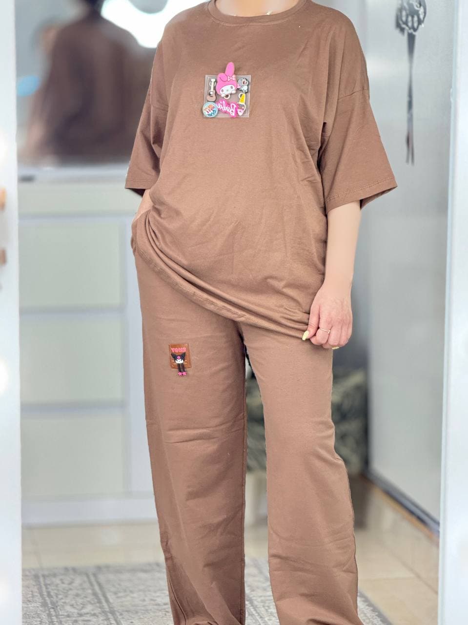 ست تیشرت شلوار شیده — تصویر ۷