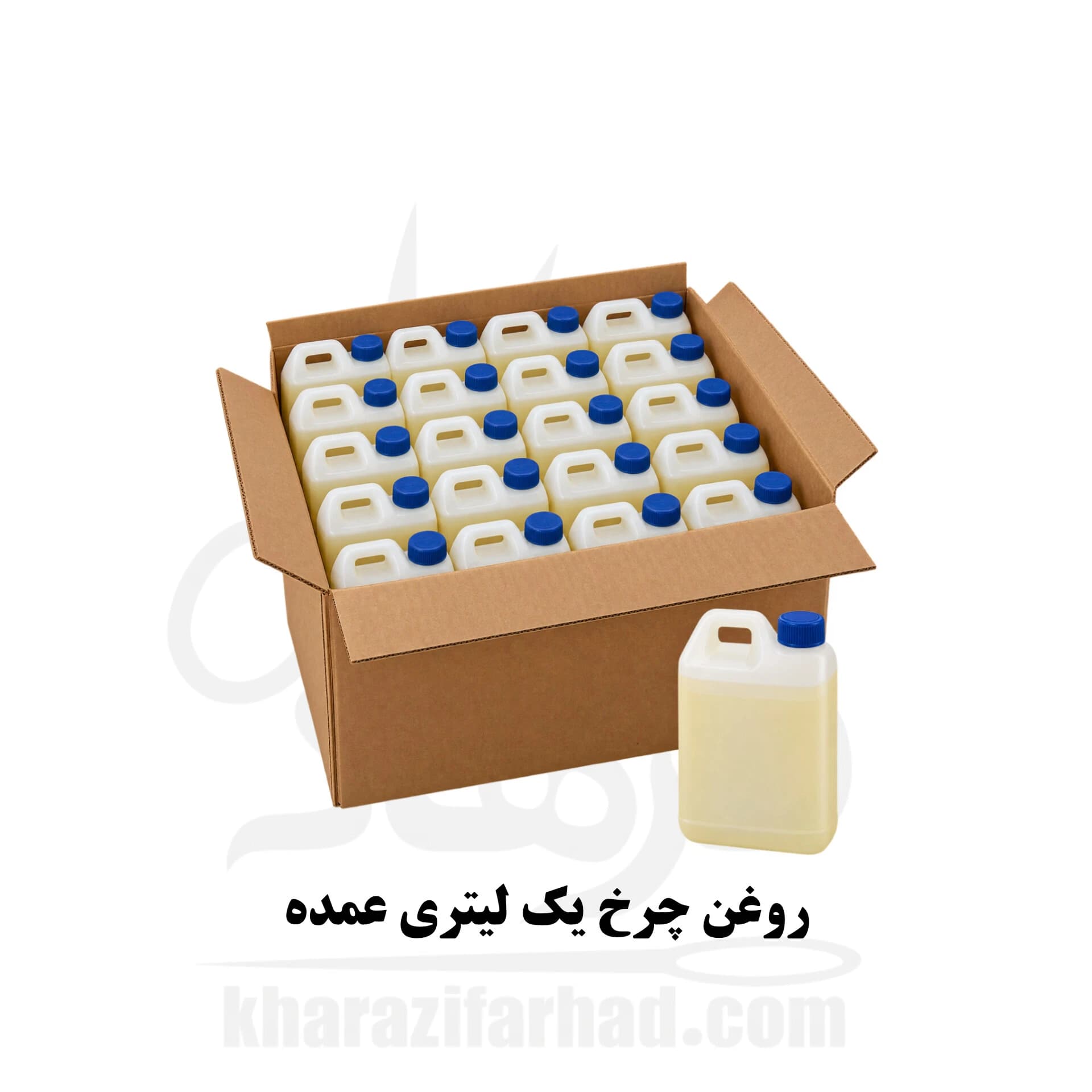 روغن چرخ 1 لیتری 24 عددی عمده