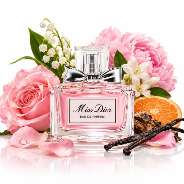 عطر مینیاتوری دیور میس دیور Miss Dior ادو پرفیوم ۵ میل — تصویر ۵