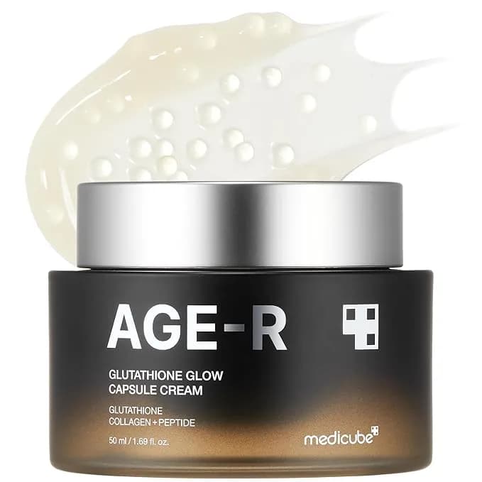 کرم کپسولی گلوتاتیون AGE-R مدیکیوب — Glutathione Glow Capsule Cream