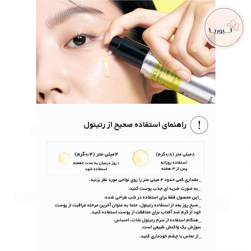 سرم ضدچروک رتینول شات سلیمکس — تصویر ۷