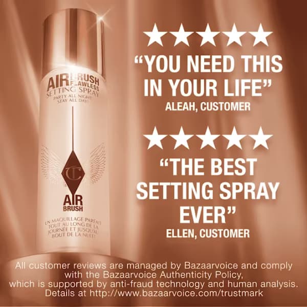 اسپری فیکس مینی شارلوت تیلبری Airbrush Flawless Setting Spray Mini Kit — تصویر ۸