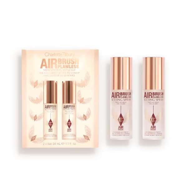 اسپری فیکس مینی شارلوت تیلبری Airbrush Flawless Setting Spray Mini Kit — تصویر ۵