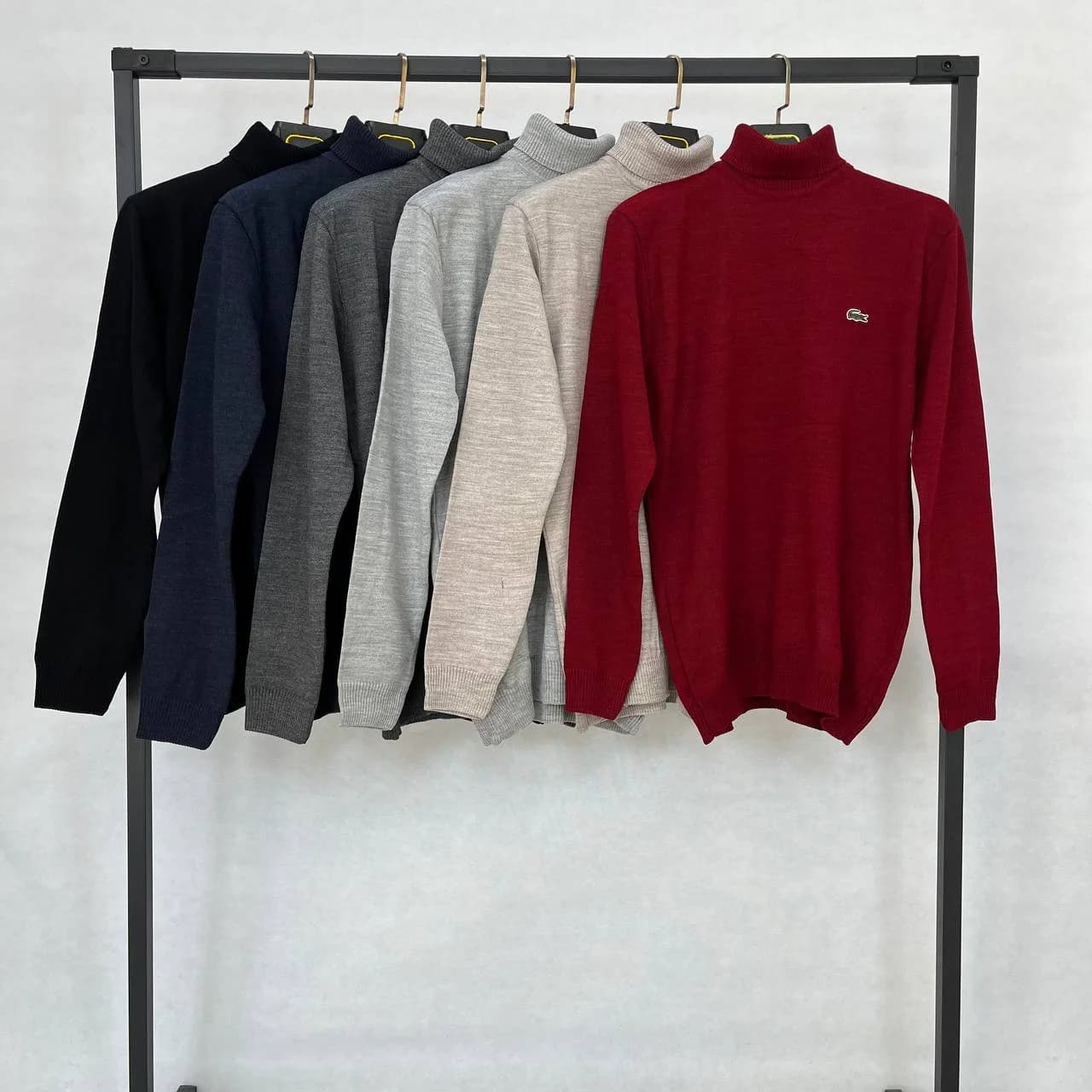 بلوز بافت اسپرت Lacoste یقه اسکی کد 9229 — تصویر ۲