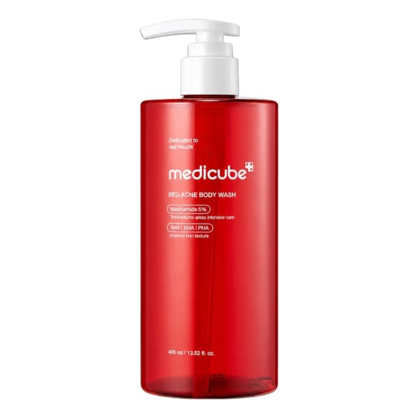 شامپو بدن ضد جوش مدی کیوب 400 میل Medicube Red Body Wash — تصویر ۴