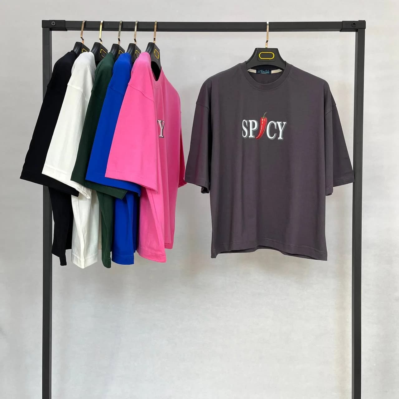تیشرت باکسی Spicy کد 1150 — تصویر ۳