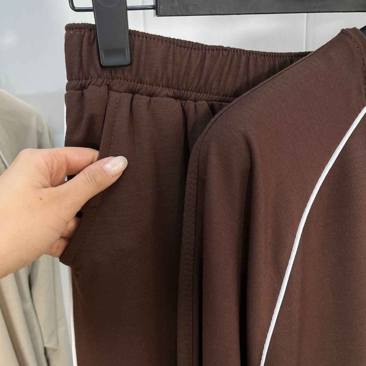 ست تیشرت شلوار مغذی دوزی کد 1046 — تصویر ۳