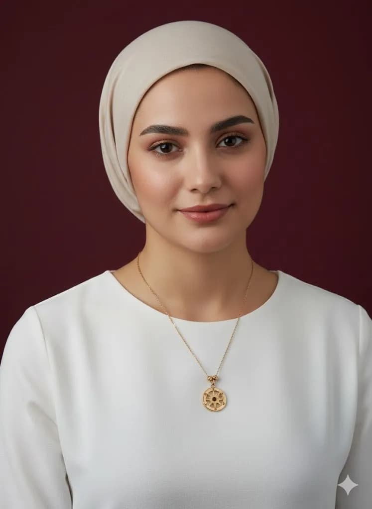 گردنبند طلای طرح خورشید — تصویر ۴