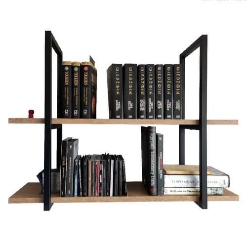 شلف دیواری دوطبقه مدل کتابخانه — تصویر ۶
