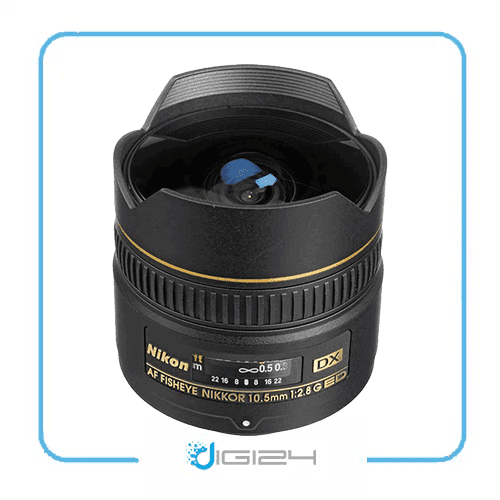 لنز نیکون مدل Nikon AF DX Fisheye-NIKKOR 10.5mm f/2.8G ED