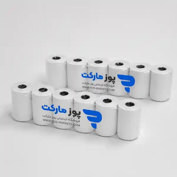 رول کارتخوان حرارتی ۱۰ متری چاپ مشکی بسته ۲۰ عددی — تصویر ۳