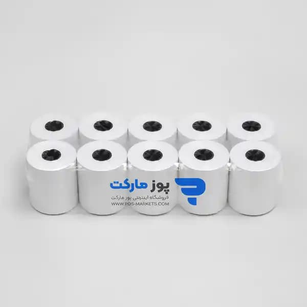 رول کارتخوان حرارتی ۱۰ متری چاپ مشکی بسته ۲۰ عددی — تصویر ۴