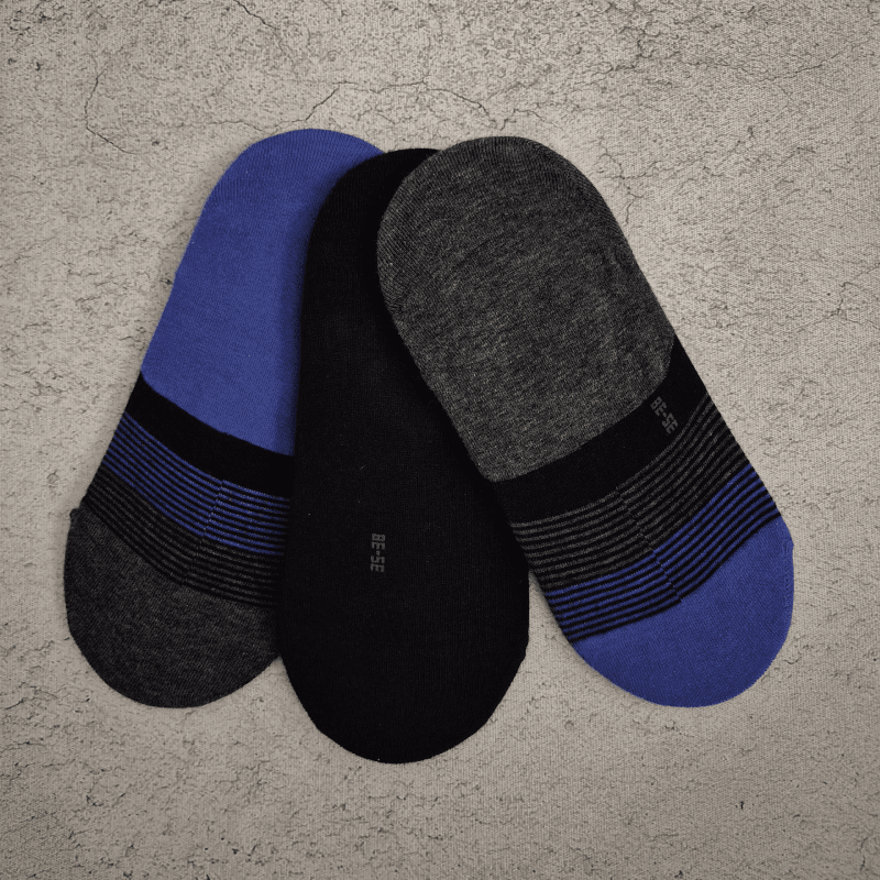 جوراب ورزشی اسلازنگر زنانه Slazenger Sport Socks Pack (پک سه جفتی) مشکی خاکستری بنفش — تصویر ۶