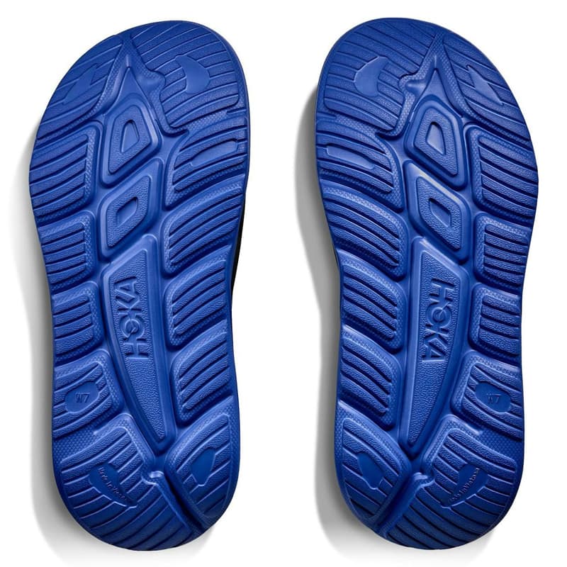 صندل ورزشی هوکا Hoka Ora Recovery Slides 3 مشکی آبی — تصویر ۸