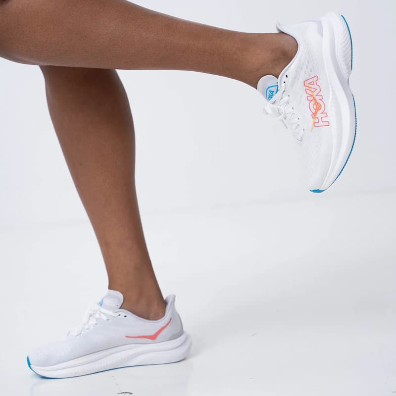 کفش رانینگ زنانه هوکا Hoka Running Shoes Mach 6 01 سفید — تصویر ۱۰