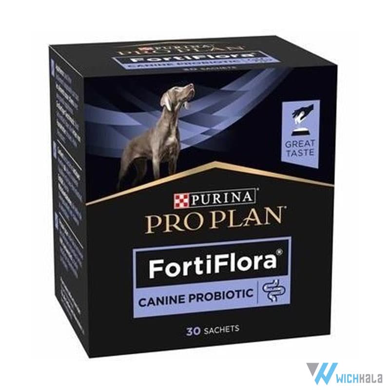 مکمل پودر پروبیوتیک سگ فورتی فلورا پرولین FortiFlora pro plan بسته 30 عددی — تصویر ۲
