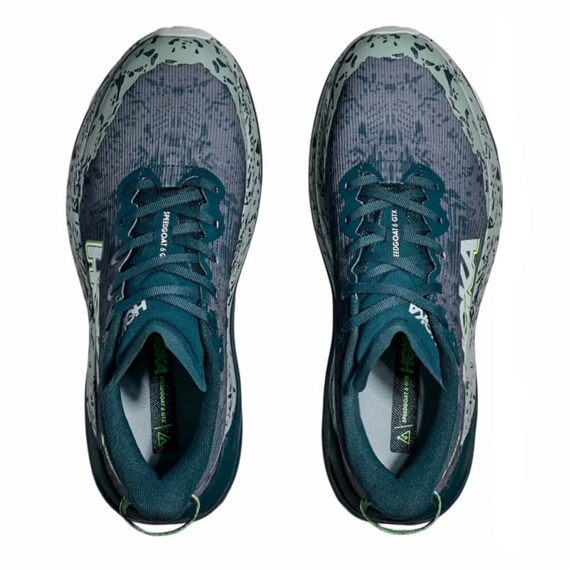 کفش تریل مردانه هوکا Hoka Trail Running Shoes Speedgoat 6 سبز — تصویر ۹