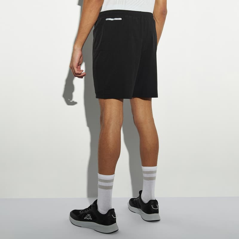 شورت کشاله دار ورزشی مردانه کاپا Kappa Sports Shorts مشکی — تصویر ۱۰