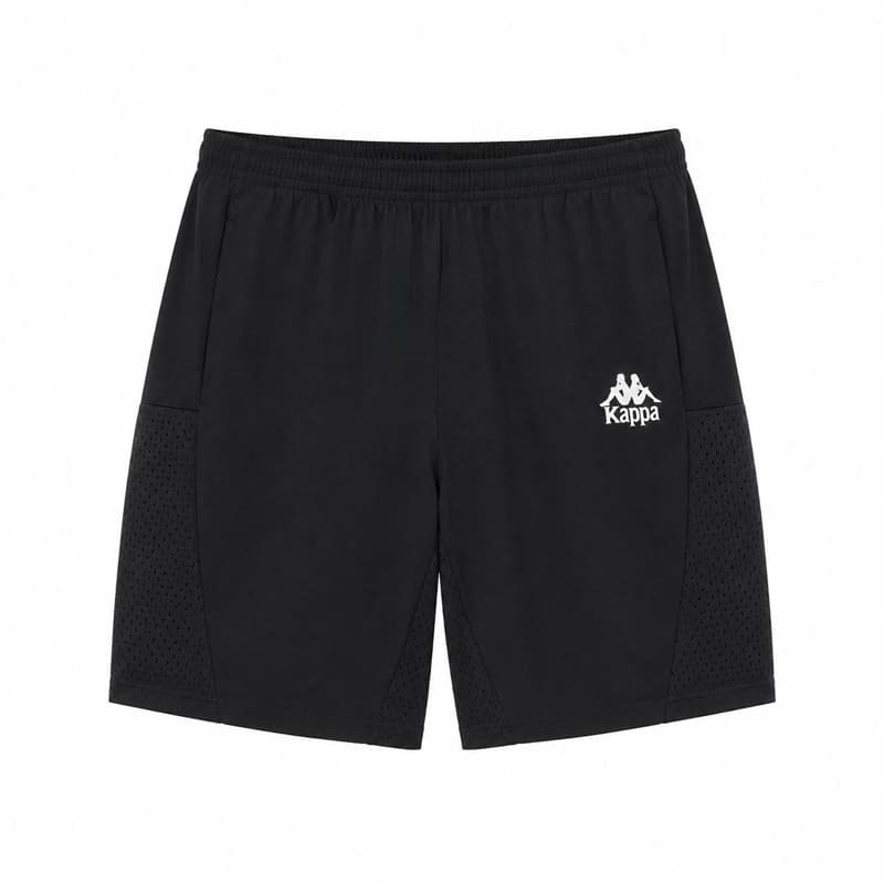 شورت کشاله دار ورزشی مردانه کاپا Kappa Sports Shorts مشکی — تصویر ۶
