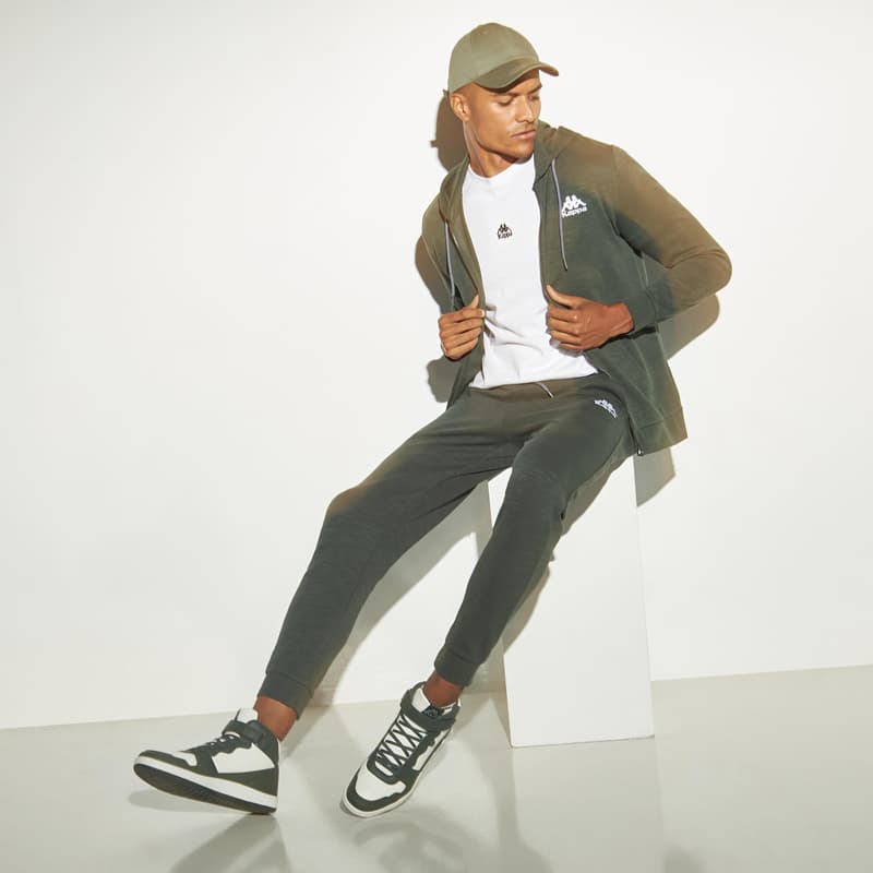 جاگر ورزشی مردانه کاپا Kappa Sport Joggers زیتونی سیر — تصویر ۹