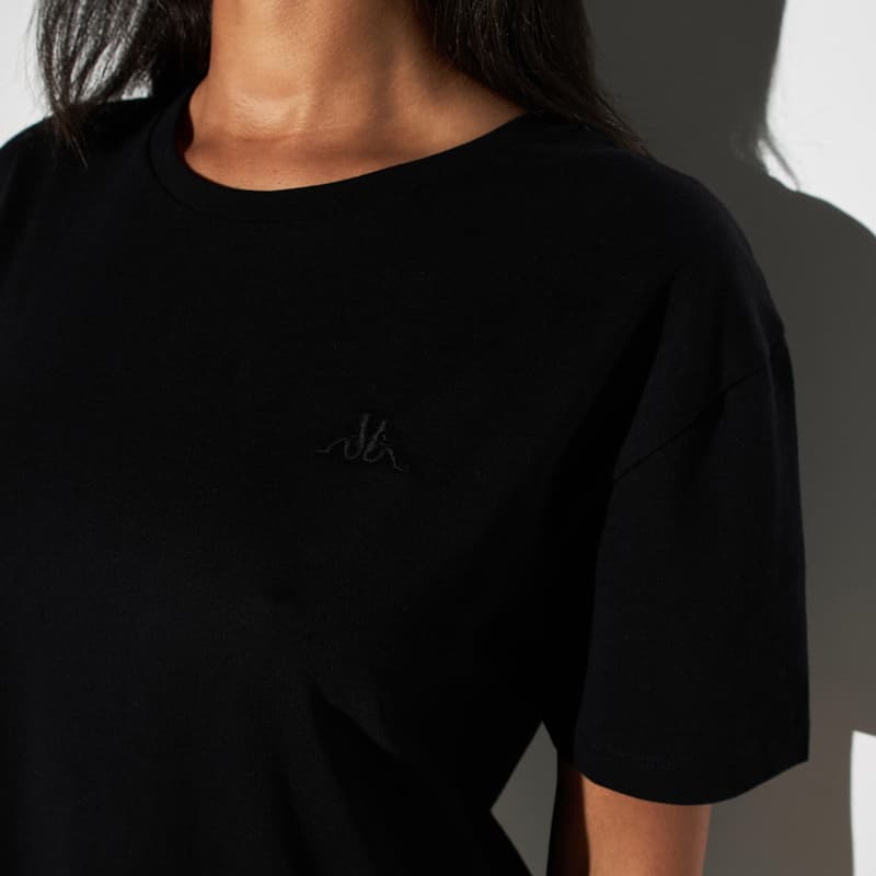 تیشرت ورزشی زنانه کاپا Kappa Sport Short Sleeves T-Shirt 01 مشکی — تصویر ۱۰