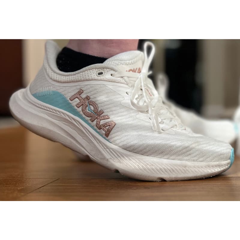 کفش رانینگ زنانه هوکا Hoka Running Shoes Solimar سفید آبی — تصویر ۱۰