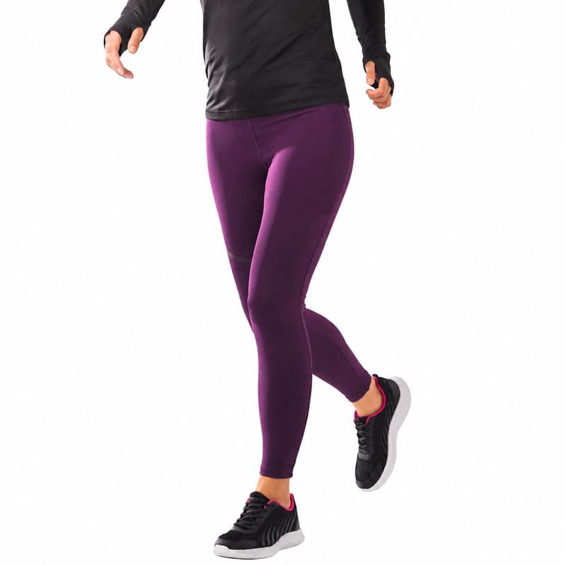لگ ترمال ورزشی زنانه کریویت Crivit Thermal Sport Leggings 01 بنفش — تصویر ۵