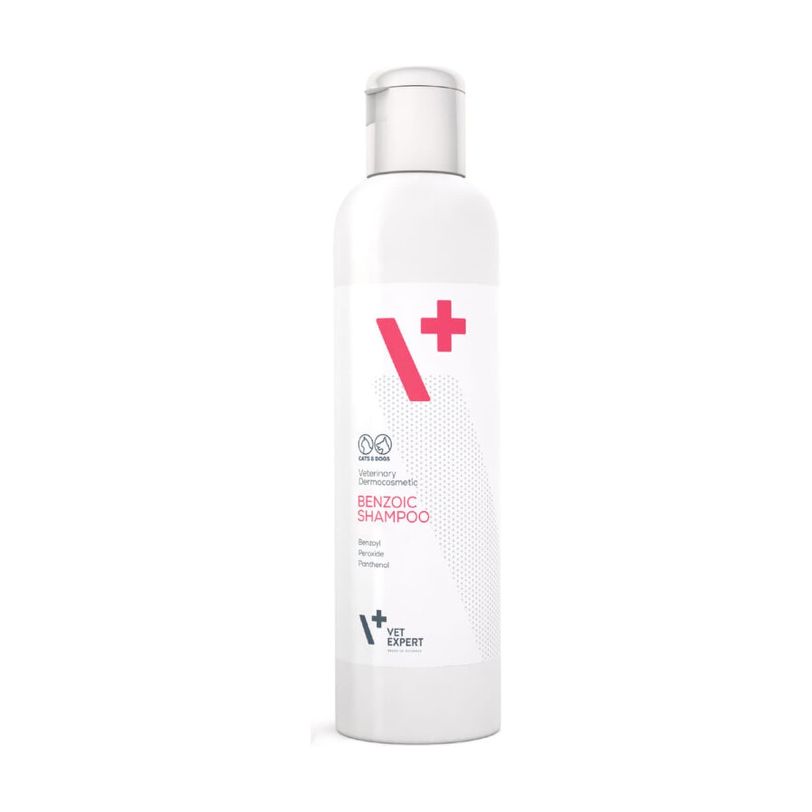 شامپو ضد قارچ و باکتری سگ و گربه وت اکسپرت vetexpert مدل benzoic (اصل)