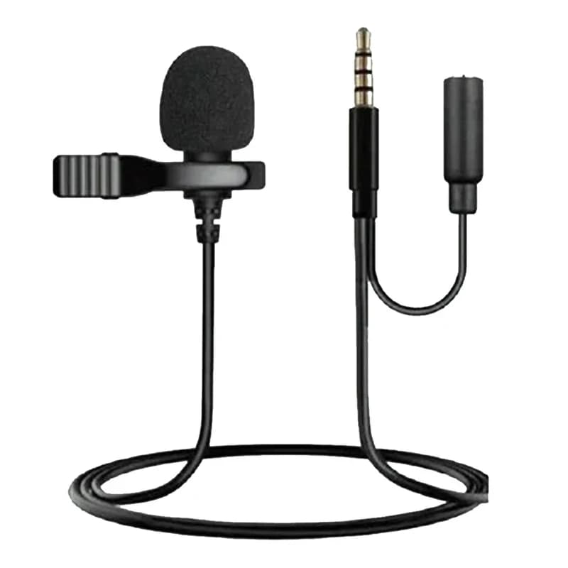 میکروفون سیمی یقه ای جک 3.5 میلیمتر ارلدام مدل EARLDOM E38