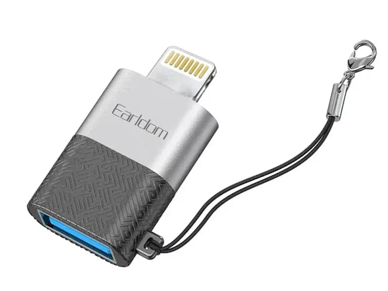 تبدیل OTG به Lightning ارلدام مدل EARLDOM OT74 — تصویر ۲