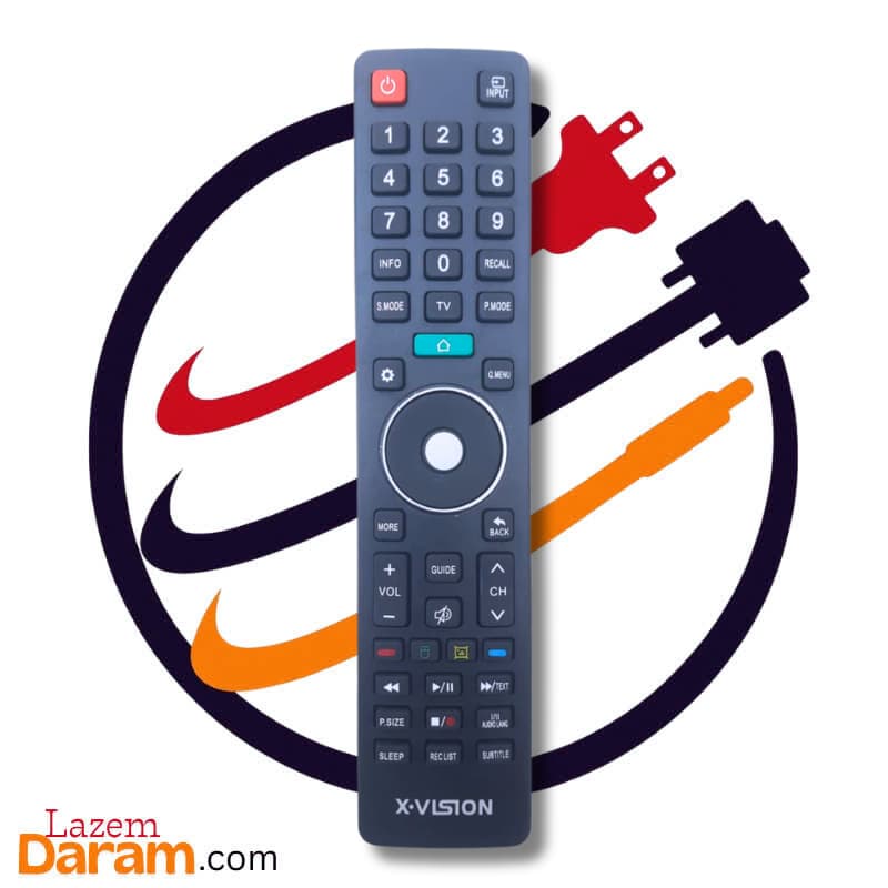 ریموت کنترل تلویزیون ایکس‌ویژن (X.Vision) مدل 1331