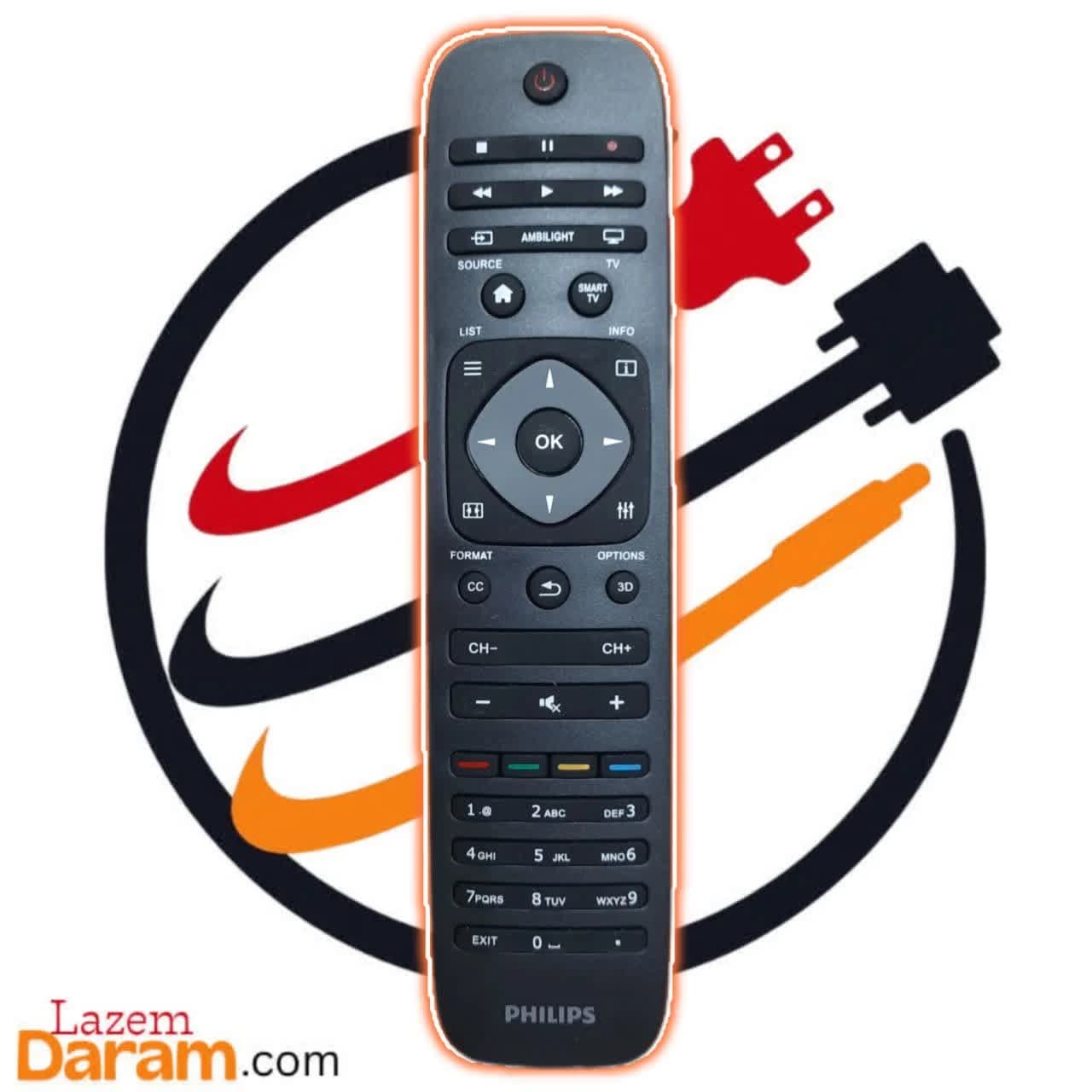 کنترل تلویزیون فیلیپس RM-LD913 — تصویر ۳