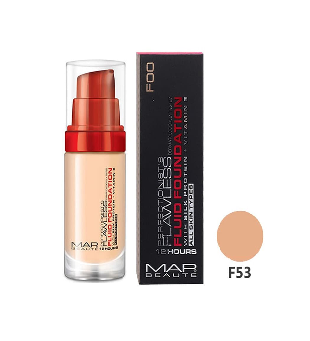 کرم پودر شیشه ای Flawless مپ بوته حجم 30میل — تصویر ۳