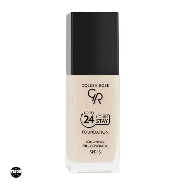 کرم پودر 24 ساعته SPF15 گلدن رز حجم 35 میل
