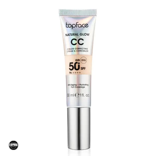 CC کرم و کانسیلر Natural Glow تاپ فیس حجم 30 میل