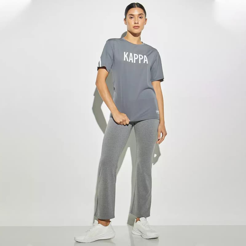 تیشرت ورزشی زنانه کاپا Kappa Sport Short Sleeves T-Shirt طوسی — تصویر ۹