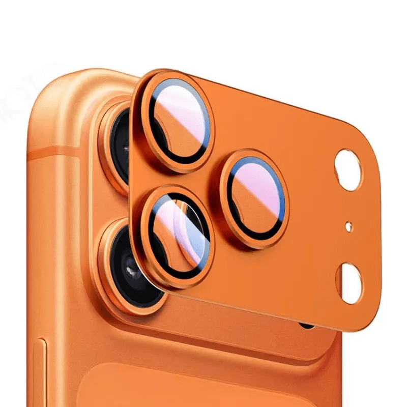 محافظ لنز کامل آیفون 17 پرو | گلس دوربین iPhone 17 Pro ضدخش و ضدضربه