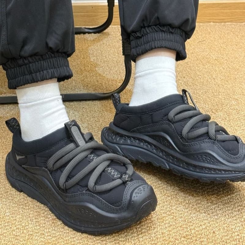 اسلیپر ورزشی هوکا Hoka Sport Ora Primo Slipper مشکی — تصویر ۲