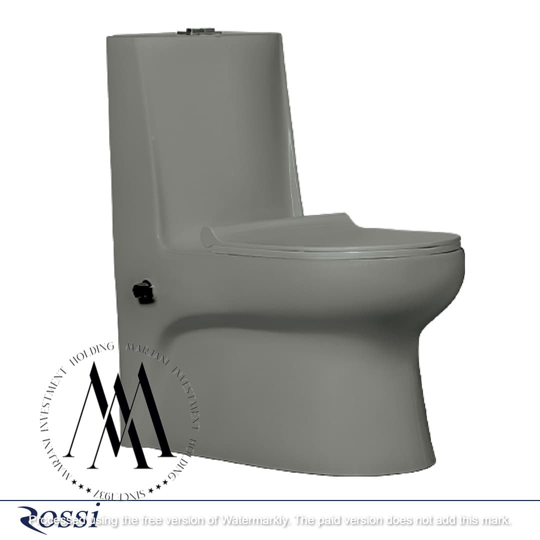 توالت فرنگی رُسی مدل مدیسا(شنی) بیده دار تیپ a پلاس درجه 1