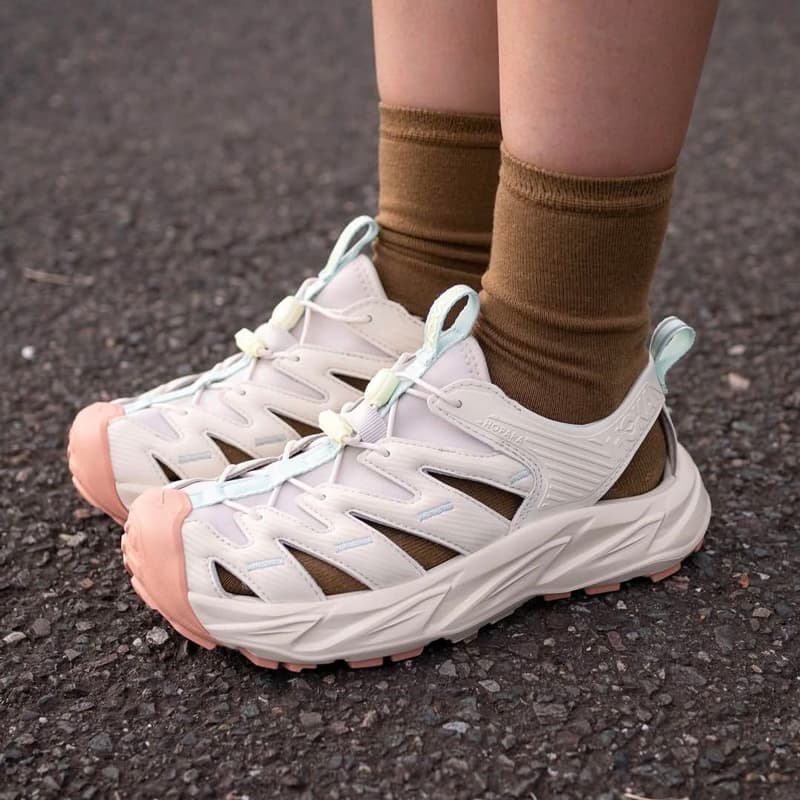 صندل ورزشی هوکا Hoka Sport Hopara Slides 01 کرمی — تصویر ۱۰