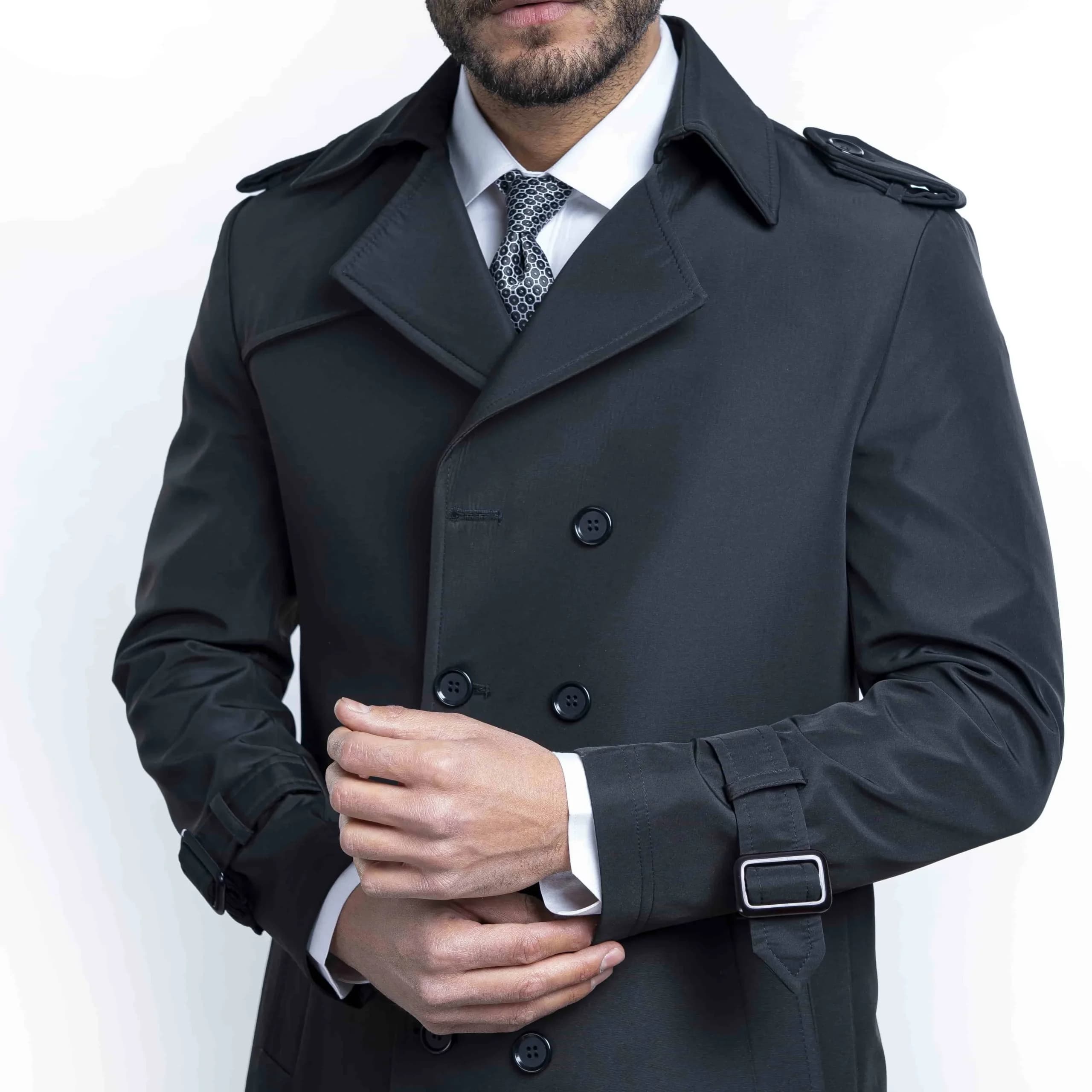 بارانی مردانه 128401 — تصویر ۲