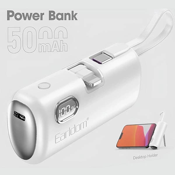 پاوربانک 5000 میلی آمپر ارلدام مدل PD41 — تصویر ۲