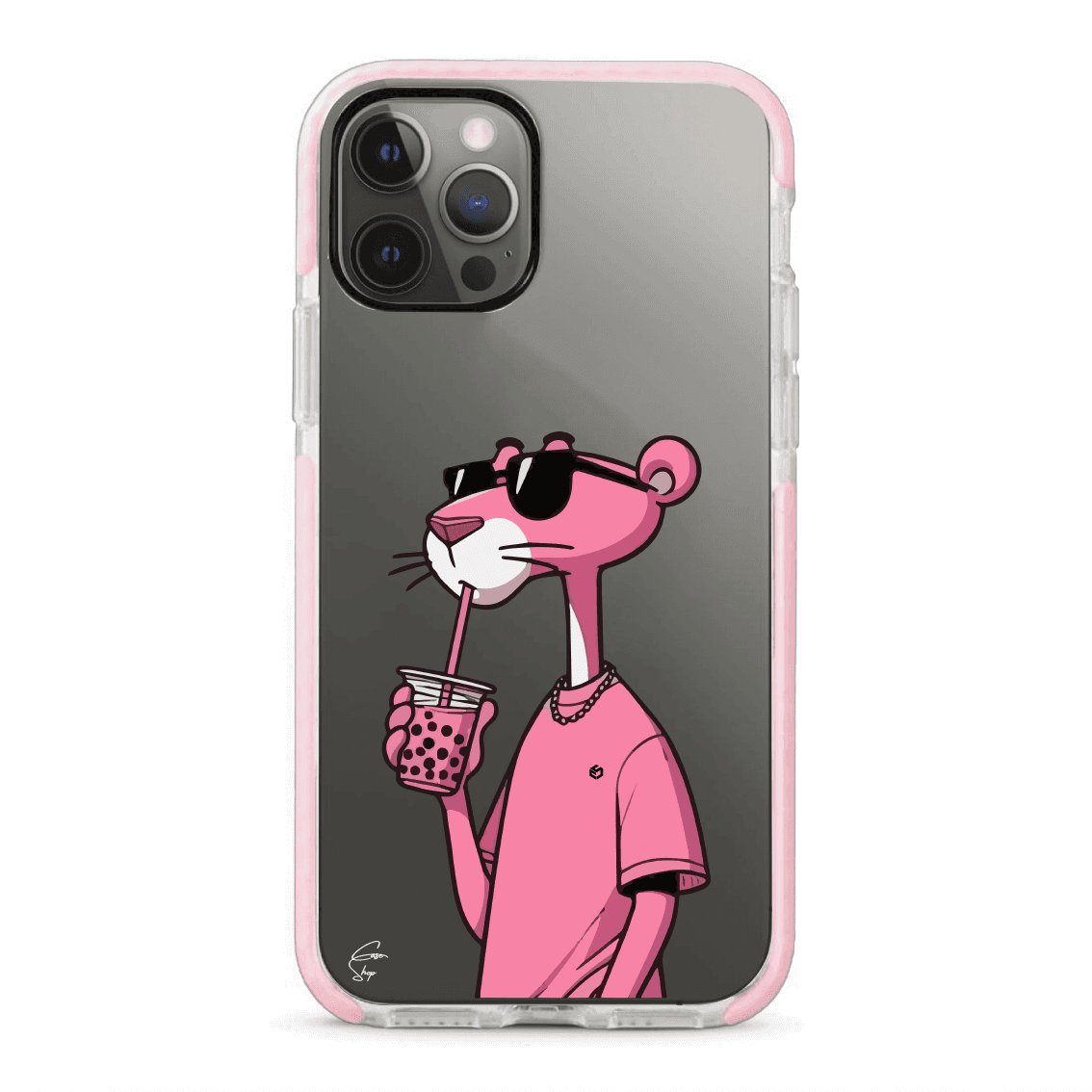 قاب گوشی آیفون 17 طرح The Pink Panther | فانتزی و خاص — تصویر ۳