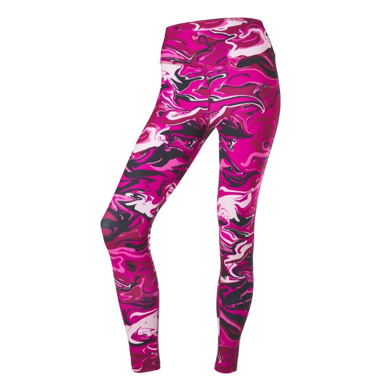 لگ ورزشی زنانه کریویت Crivit Sport Leggings صورتی طرح دار — تصویر ۵