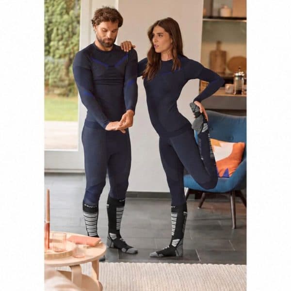 لگ بیس لایر زنانه کوهنوردی Seamless Funktions Unterhose سرمه ای — تصویر ۲