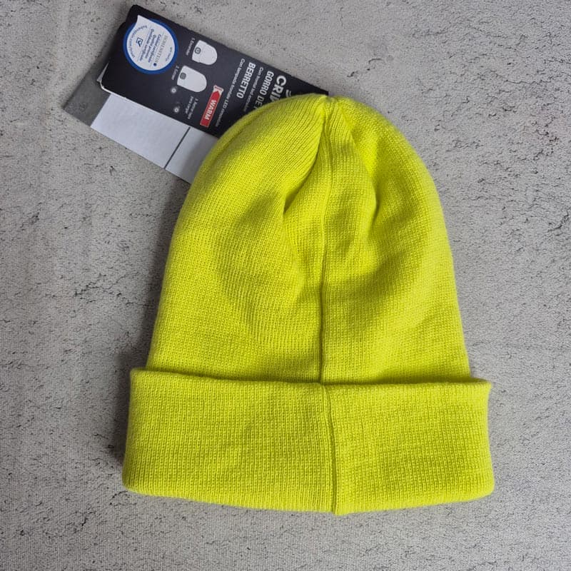 کلاه زمستانی Crivit Knitted hat زرد فسفری — تصویر ۶