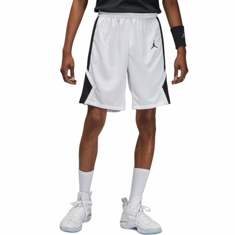 شورت ورزشی مردانه جردن Jordan Sports Shorts سفید مشکی — تصویر ۱۰